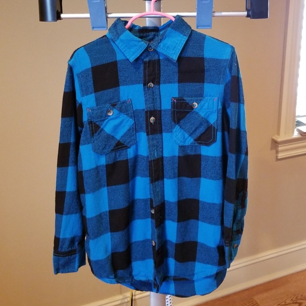 Boys buffalo checked flannel